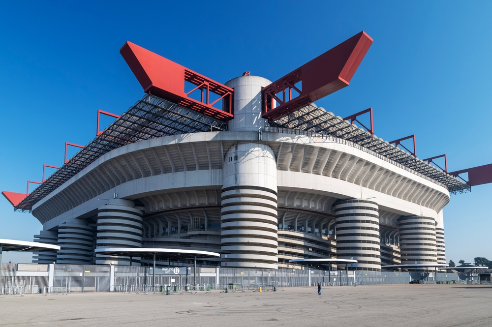 Das San Siro in Mailand, wo Inter Mailand Parma Calcio empfängt