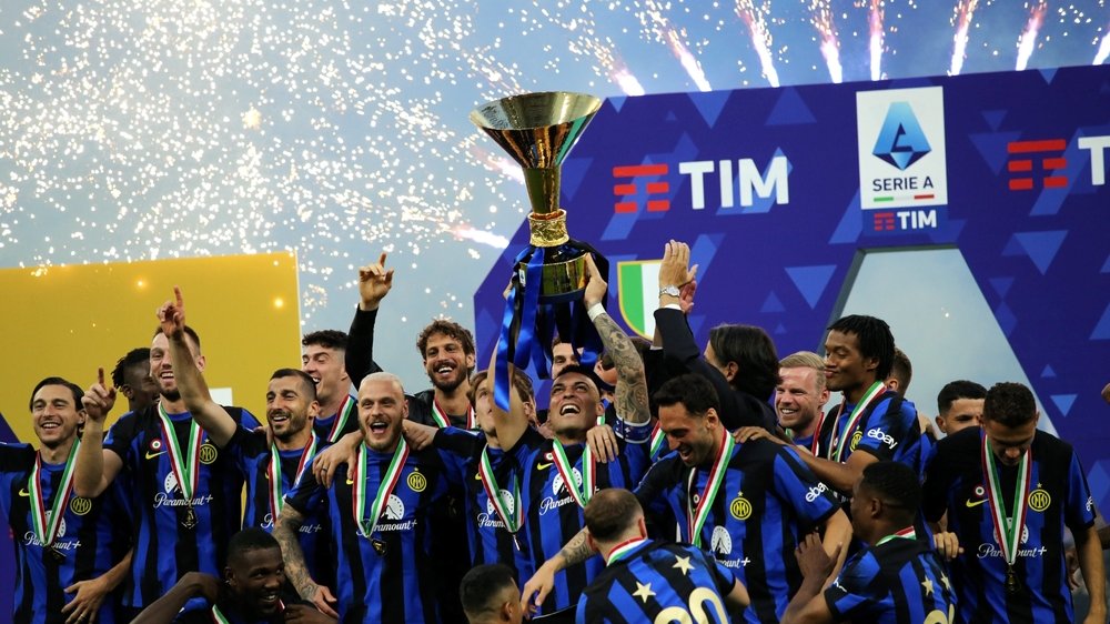 Inter Mailand feiert den Meistertitel der Serie A