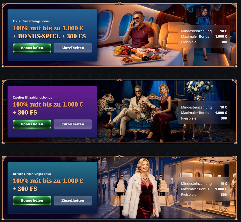 RoyalXO Casinoaktionen