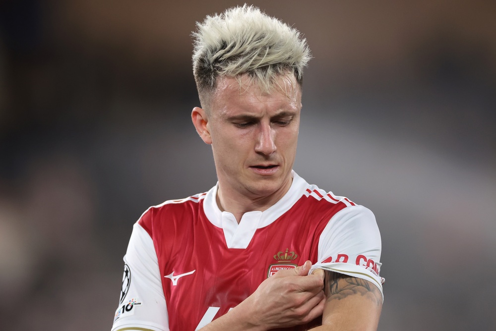 Aleksandr Golovin im Trikot der AS Monaco bei einem Ligaspiel im Stade Louis II