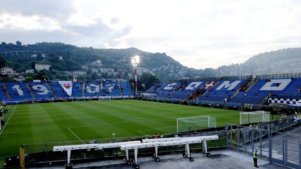 Stadio Giuseppe Sinigaglia am Comer See, Spielort von Como 1907 gegen den FC Venedig