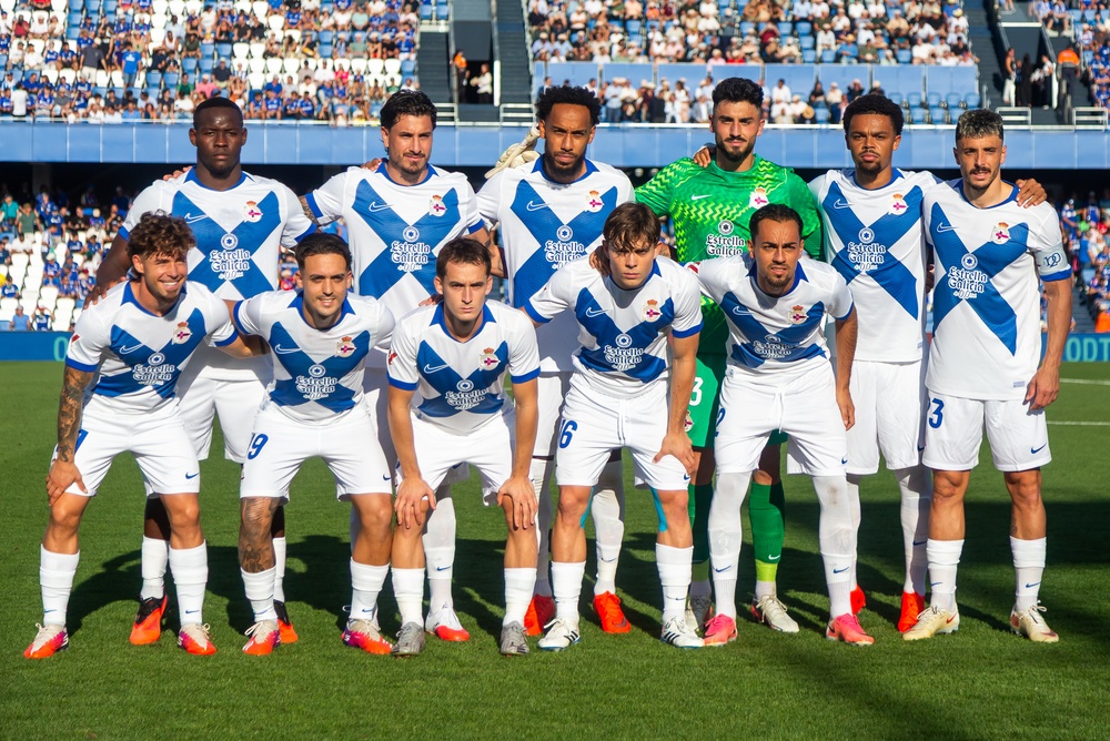 Startelf von Deportivo A Coruña vor dem Ligaspiel in Getafe am 13.09.2026