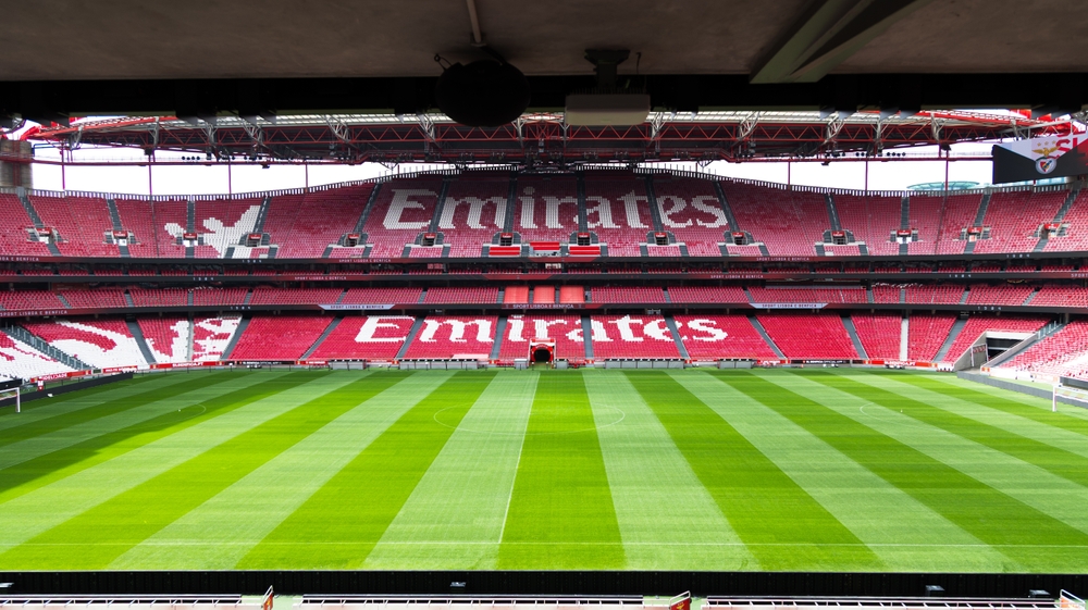 Estádio da Luz in Lissabon, Spielort von Benfica gegen Celtic Glasgow