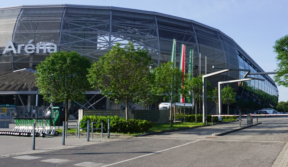 Groupama Aréna in Budapest, Spielort von Ferencváros gegen Viktoria Pilsen