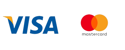 Logos von Visa und Mastercard