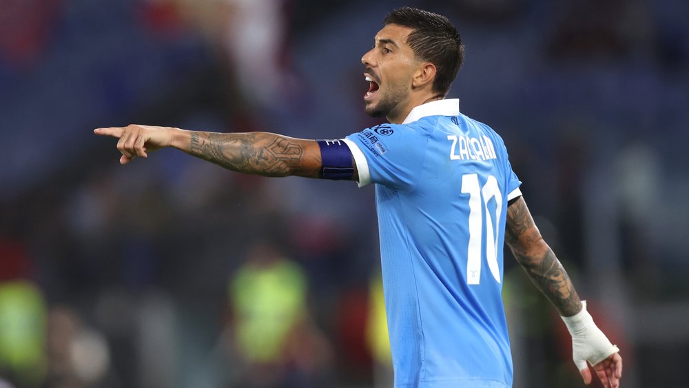 Mattia Zaccagni im Trikot von Lazio Rom