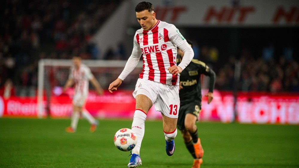 Said El Mala vom 1. FC Köln am Ball
