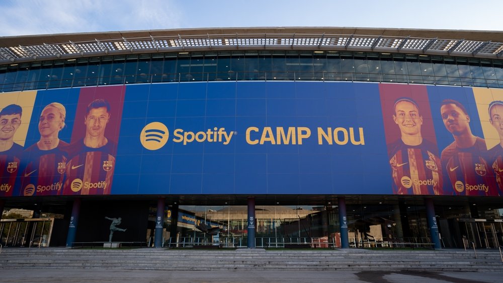Spotify Camp Nou in Barcelona, Spielort des FC Barcelona gegen Deportivo Alavés