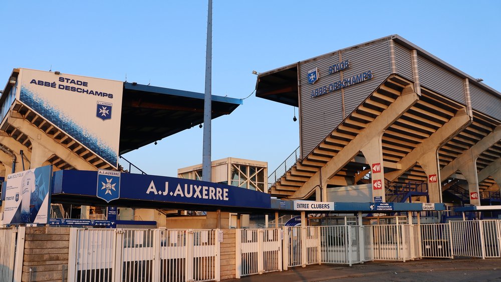 Stade de l'Abbé-Deschamps in Auxerre, Spielort der AJ Auxerre gegen Le Mans FC