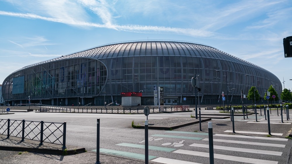 Stade Pierre-Mauroy in Villeneuve-d'Ascq, Spielort des OSC Lille gegen Stade Brest