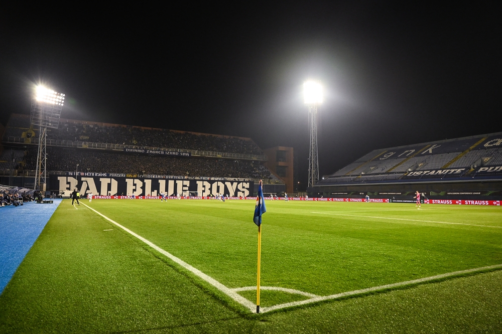 Stadion Maksimir in Zagreb, Spielort von Dinamo Zagreb gegen den RSC Anderlecht