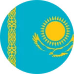 Flagge Kasachstans
