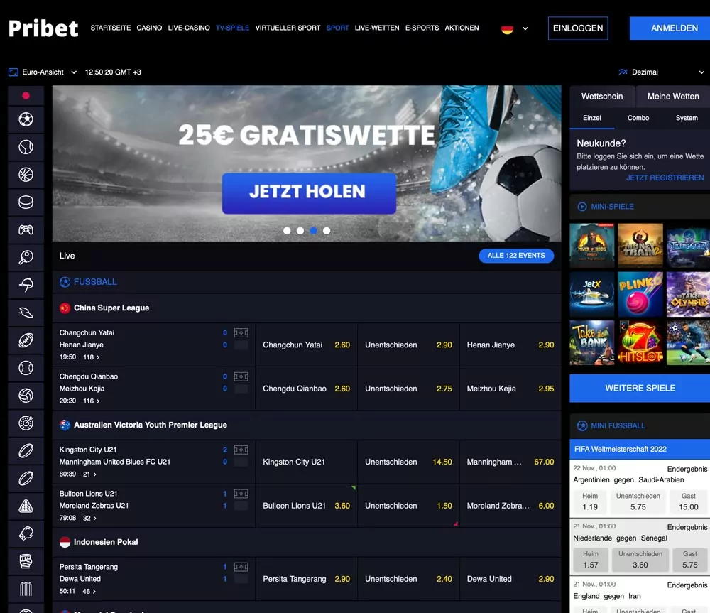 PriBet Sportwettenportal