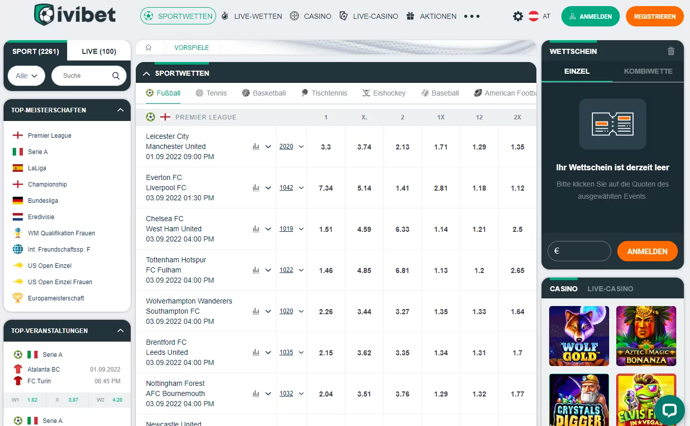 ivibet Webseite