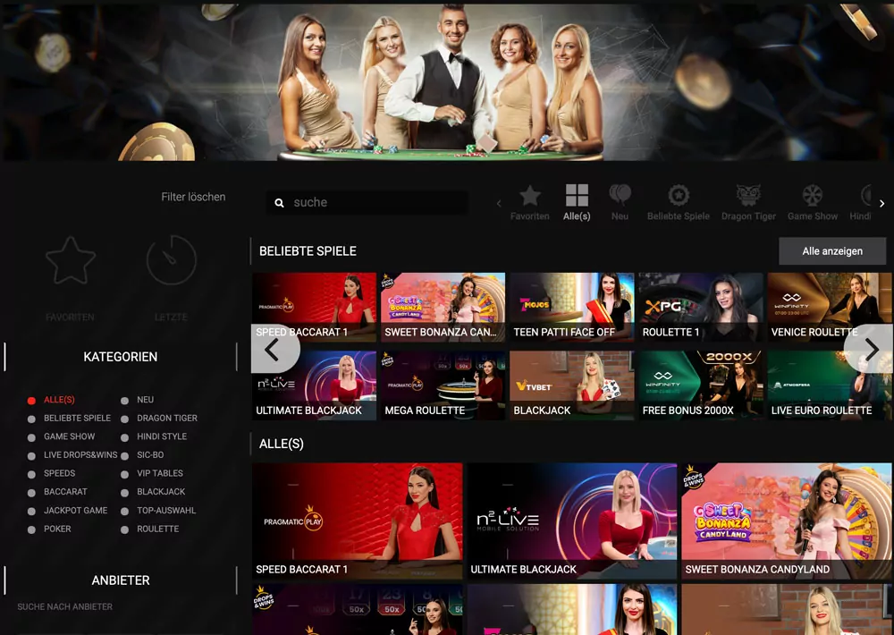 Megapari Live Casino