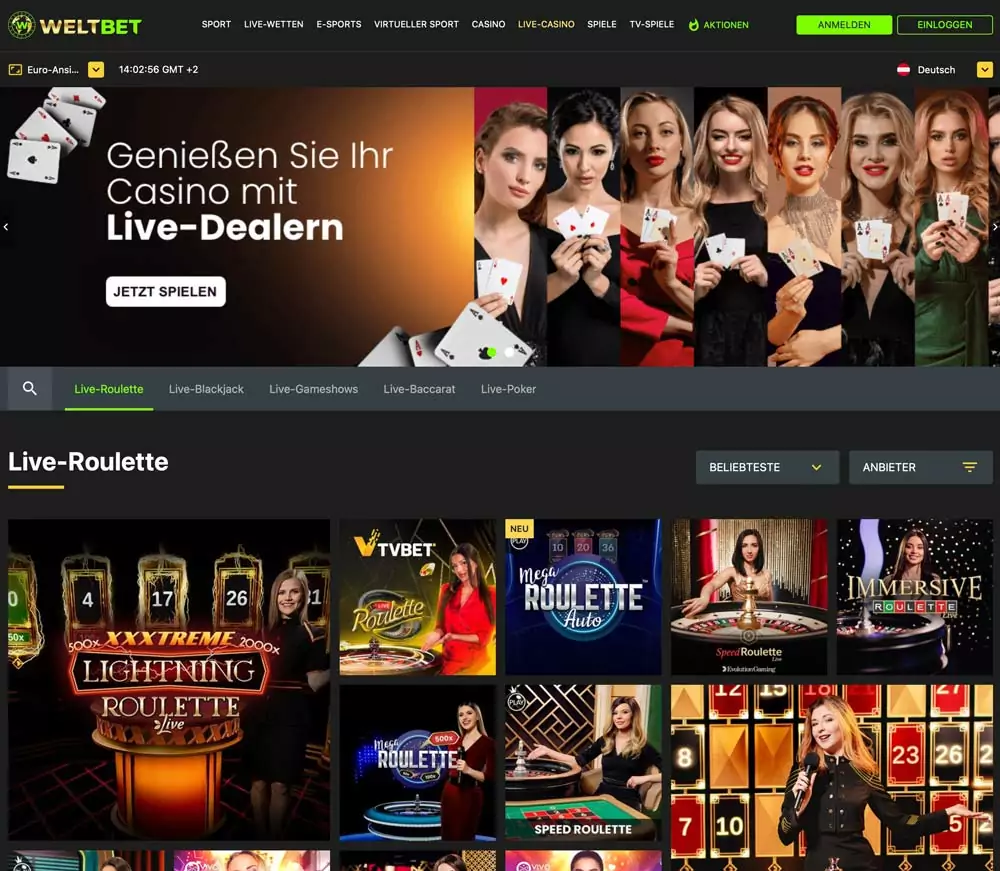 Weltbet Live Casino 