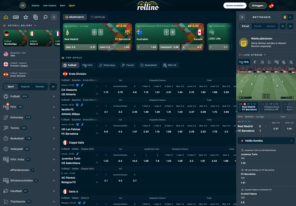 Rollino Website