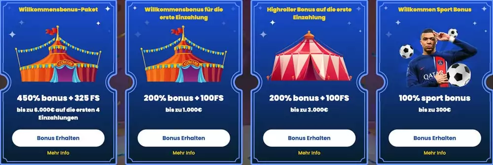 Rollino Willkommensbonuspakete