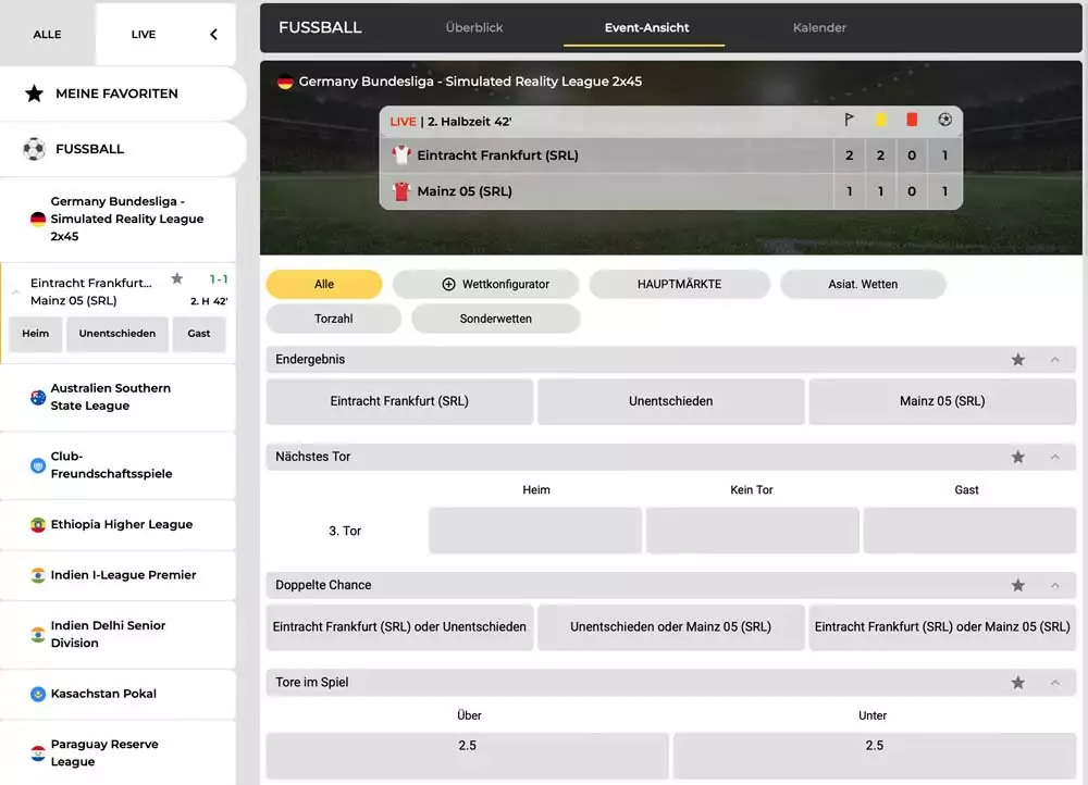 WinMega Livewetten