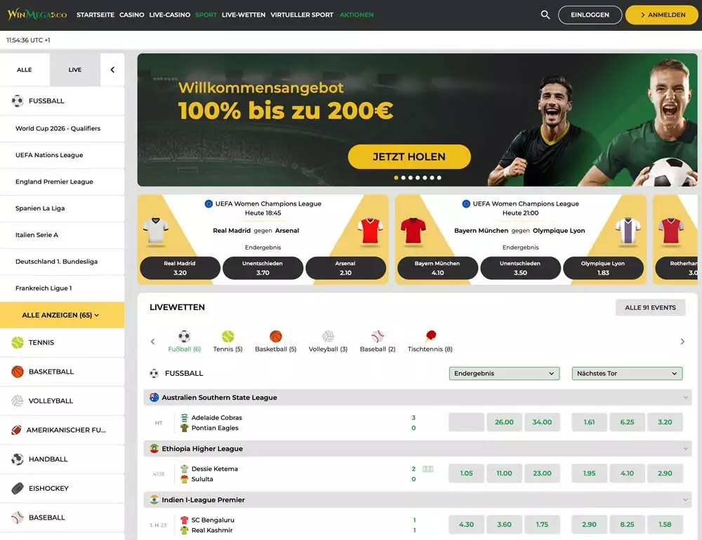 WinMega Sportwetten