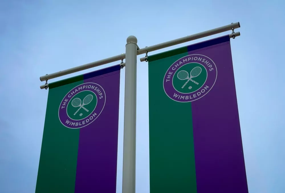 Rasenplatz bei den Wimbledon Championships