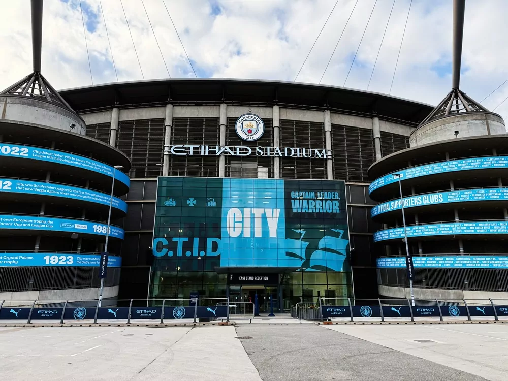 Etihad Stadium in Manchester
