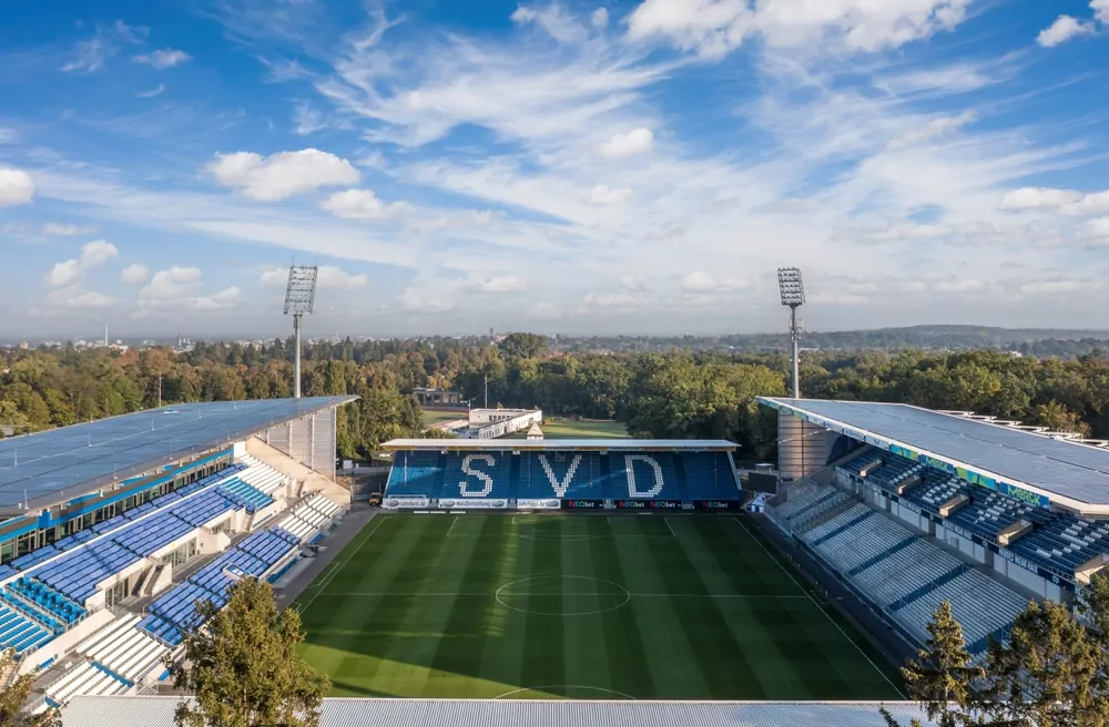 Merck-Stadion am Böllenfalltor in Darmstadt
