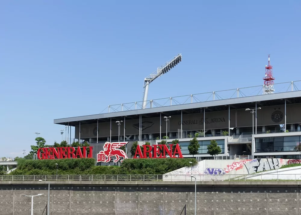 Generali Arena in Wien, Spielort von Austria Wien gegen Sturm Graz